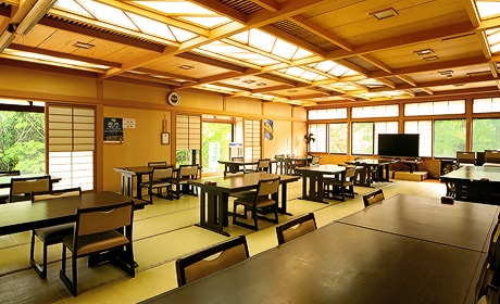 写真:会食場